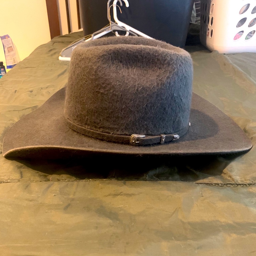 20X grizzly charcoal American cowboy hat
